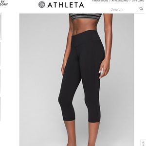 High rise Athleta chatarunga capri